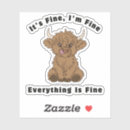 Search for funny scottish stickers Highland cow