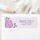 Search for lavender return address labels Feminine