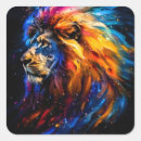Search for lion portrait stickers Jungle