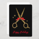 Search for hair stylist seasonal cards Scissors