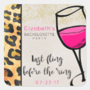 Search for last fling stickers Bachelorette party