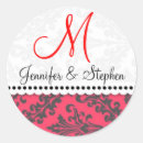 Search for red letter stickers Bride
