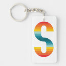 Search for s letter key rings Retro