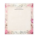 Search for music notepads Musical notes