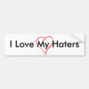 Search for haters bumper stickers Humour