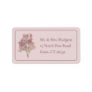 Search for hydrangea flower return address labels Botanical