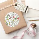 Search for vintage botanical print stickers Wildflower