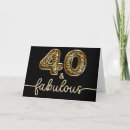 Search for forty and fabulous 40th birthday cards Girly