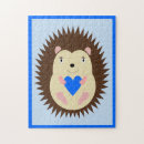 Search for hedgehog puzzles Forest animals