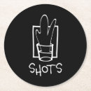 Search for shot coasters White