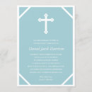 Search for christening first communion invitations Blue