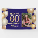 Search for 60th birthday banners Adult birthday party