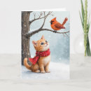 Search for kitty christmas cards Watercolor