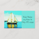 Search for nautical sailboat business cards Ocean