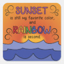 Search for sunset ocean stickers Rainbow