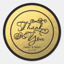 Search for gold foil wedding stickers Chic