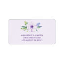 Search for purple grapes return address labels Watercolor