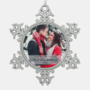 Search for pewter christmas tree decorations Married