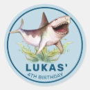 Search for blue shark stickers Ocean
