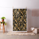 Search for vintage botanical fabric White