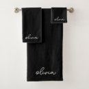 Search for girly bath towels Black and white