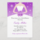 Search for purple winter wonderland invitations Shower