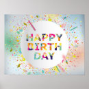 Search for happy birthday party posters Pretty