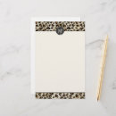 Search for leopard print stationery paper Stylish