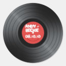 Search for rock wedding stickers Record