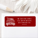 Search for truck return address labels Christmas tree