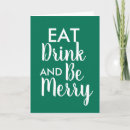Search for eat drink and be merry cards Elegant