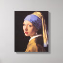 Search for pearl earring canvas prints Girl