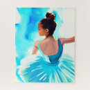 Search for ballerina puzzles Watercolor