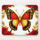 Search for butterfly design mousepads Gold