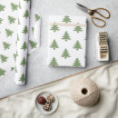 Search for white with christmas trees wrapping paper Green