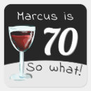 Search for 70th birthday man stickers Seventy