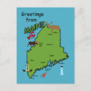 Search for greetings from maine postcards New england