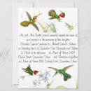 Search for hummingbird wedding invitations Flowers