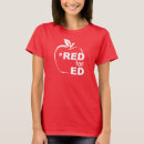 Search for red for ed tshirts Teach