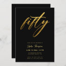 Search for gold and black 50th birthday invitations Glam glamourous