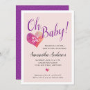 Search for adorable baby girl shower invitations Watercolor