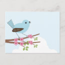 Search for bird tree postcards Pink