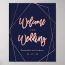 Search for navy and gold wedding posters Simple
