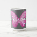 Search for pink breast cancer mugs Typography