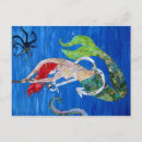 Search for mermaid paintings postcards Siren