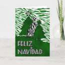 Search for animal print christmas cards Black and white