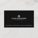 Search for recycling business cards Green