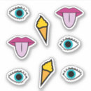 Search for big mouth stickers Cartoon