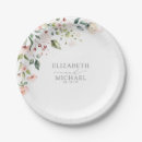 Search for blush pink wedding plates Greenery