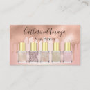 Search for nail business cards Girly